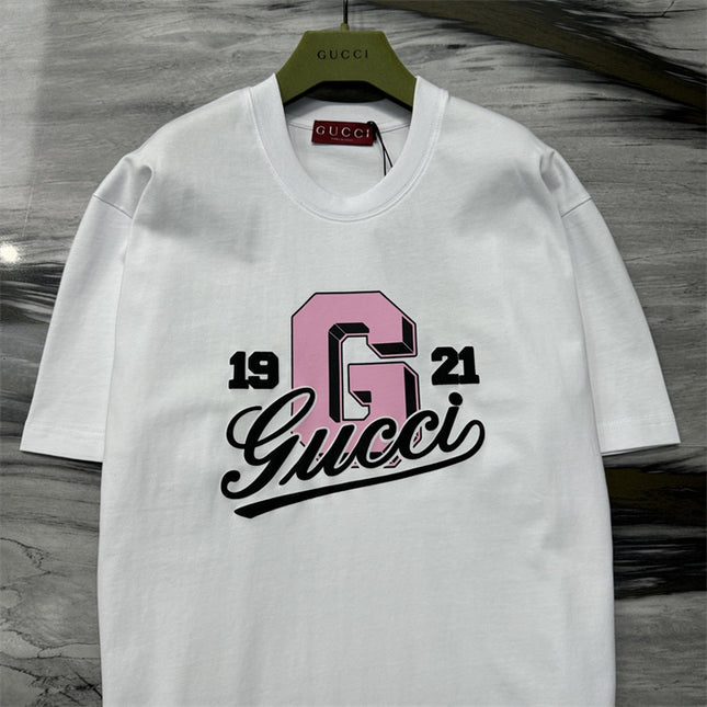Gucci 1921 Vintage‑Graphic Cotton‑Jersey T‑Shirt