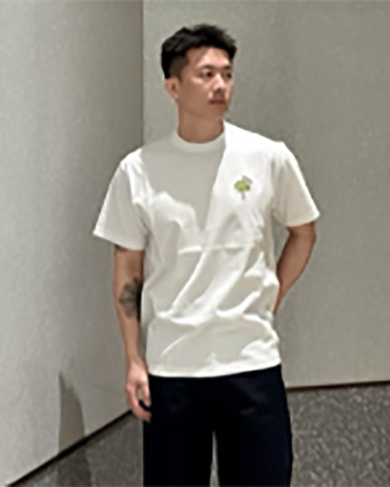 Gucci 2025SS Rose Crest Embroidered T-Shirt – Top Version