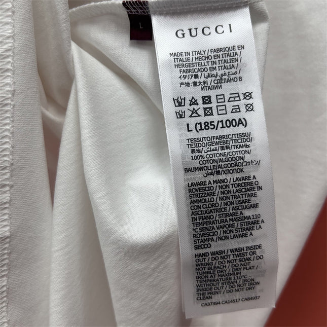 Gucci 2025SS Web Stripe Logo T-Shirt – Top Version