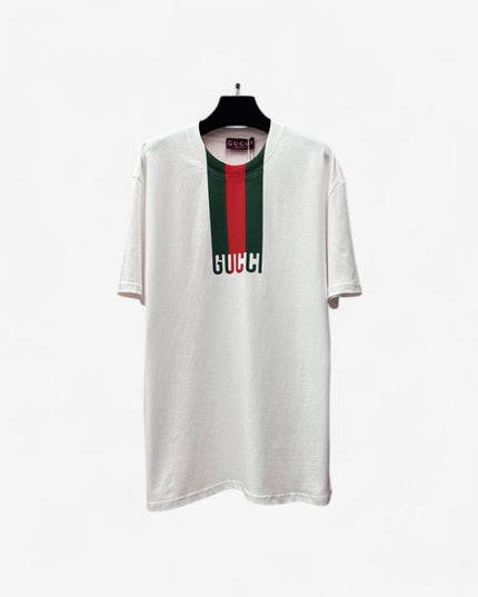 Gucci 2025SS Web Stripe Logo T-Shirt – Top Version
