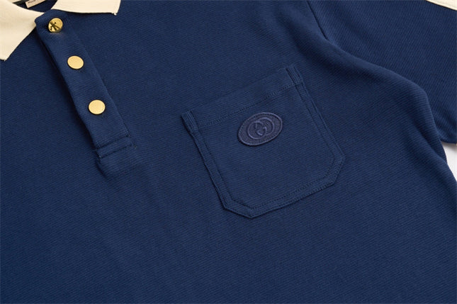 Gucci 2025SS Web Stripe Sleeve Polo Shirt – Top Version