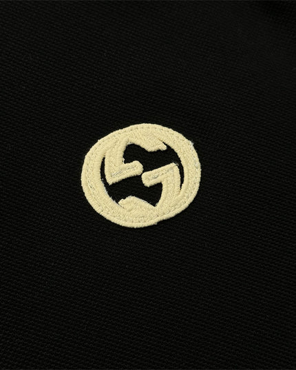 Gucci 2025ss Black Polo Shirt – Top Version