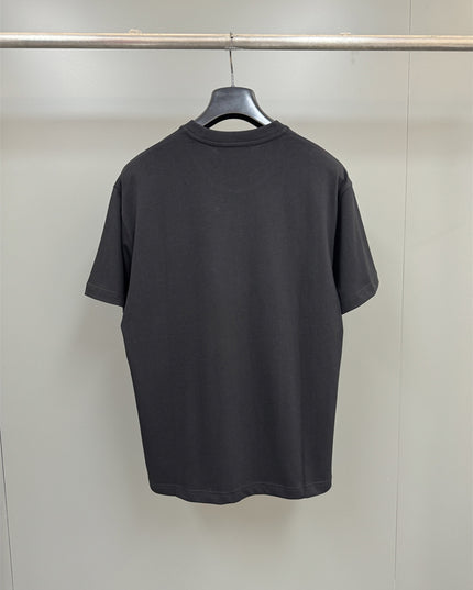 Gucci 2025ss Black Rose Crest T-shirt – Top Version