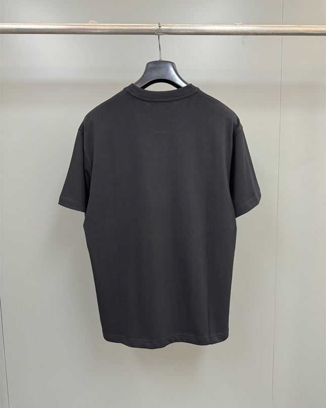 Gucci 2025ss Black Rose Crest T-shirt – Top Version