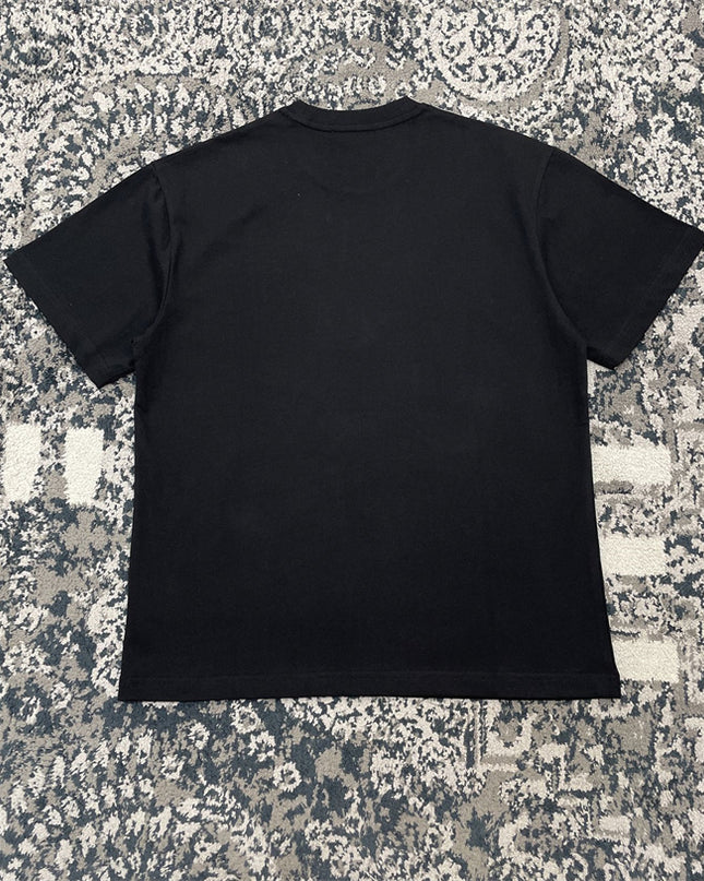 Gucci 2025ss Black Rose Crest T-shirt – Top Version