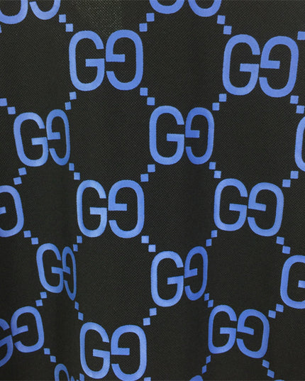 Gucci 2025ss Blue Gg Monogram Polo Shirt – Top Version