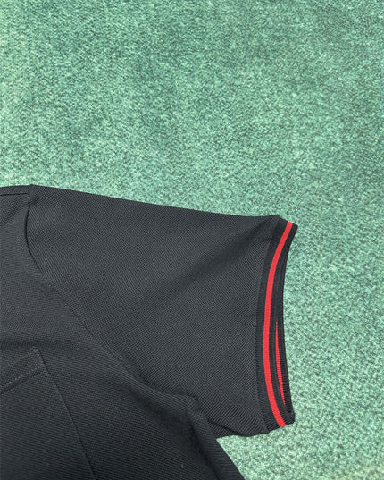 Gucci 2025ss Charcoal Navy With Cool Tone Polo Shirt