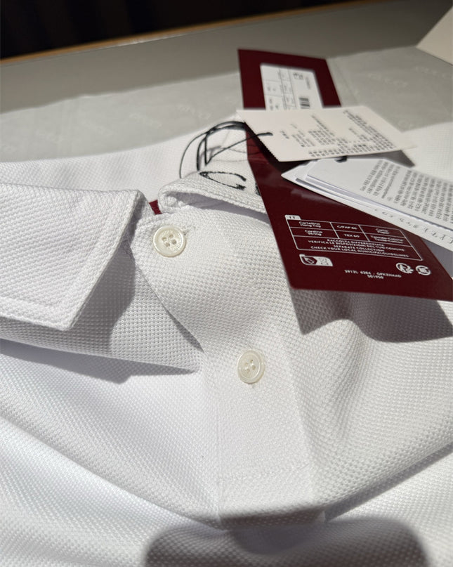 Gucci 2025ss Cotton Polo Shirt With Embroidery