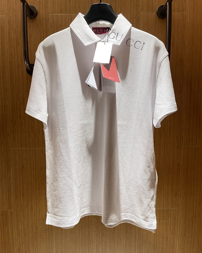 Gucci 2025ss Cotton Polo Shirt With Embroidery
