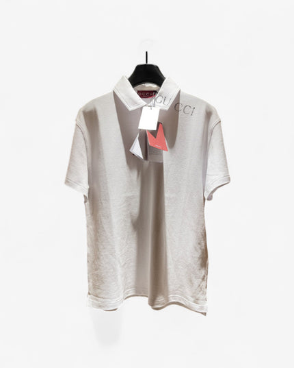 Gucci 2025ss Cotton Polo Shirt With Embroidery