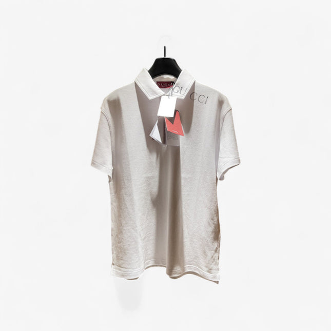 Gucci 2025ss Cotton Polo Shirt With Embroidery