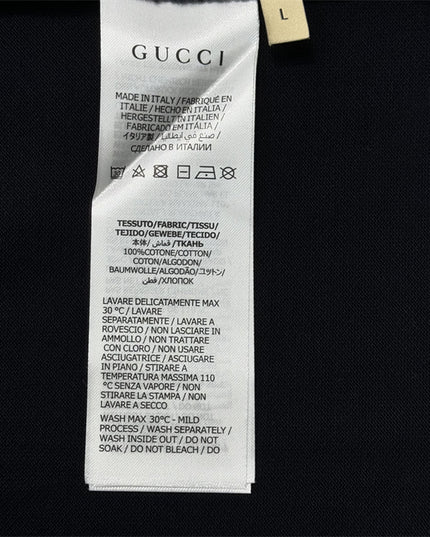 Gucci 2025ss Dark Navy Blue T-shirt