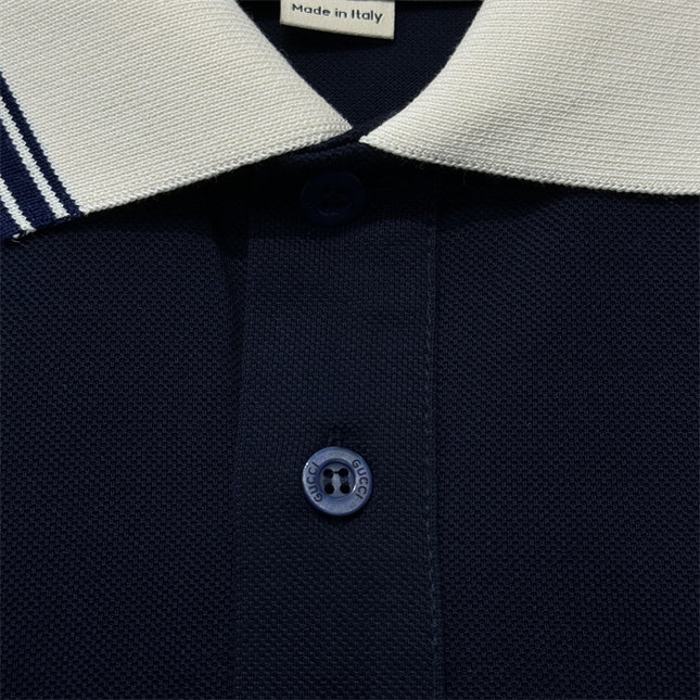 Gucci 2025ss Dark Navy Blue T-shirt