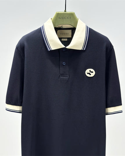 Gucci 2025ss Dark Navy Blue T-shirt