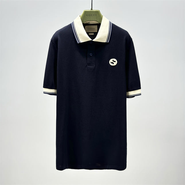 Gucci 2025ss Dark Navy Blue T-shirt