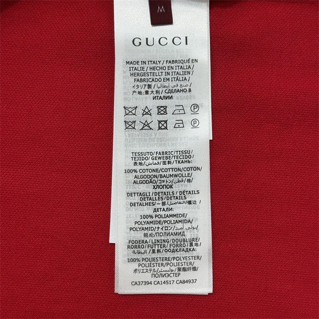 Gucci 2025ss Embroidered Polo Shirt