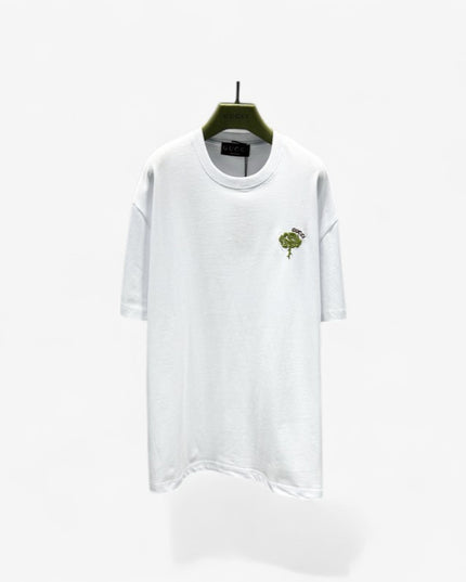 Gucci 2025ss Green Rose Crest T-shirt – Top Version