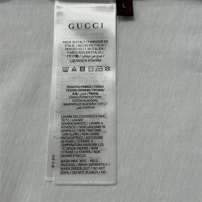 Gucci 2025ss Green Rose Crest T-shirt – Top Version