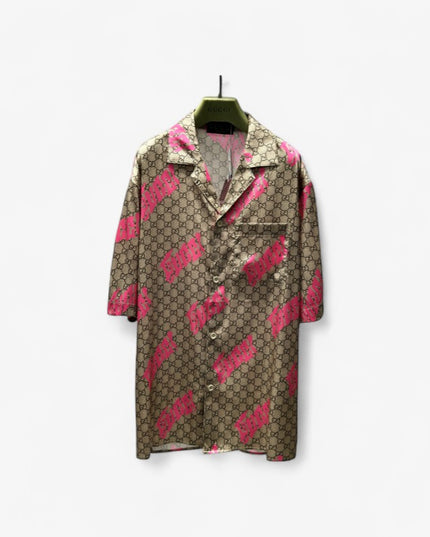 Gucci 2025ss Hacker” Monogram Shirt – Top Version