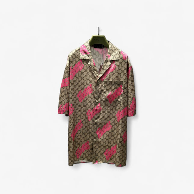 Gucci 2025ss Hacker” Monogram Shirt – Top Version