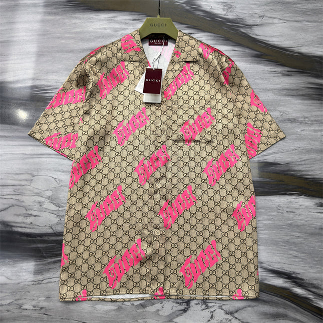 Gucci 2025ss Hacker” Monogram Shirt – Top Version