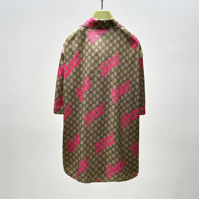 Gucci 2025ss Hacker” Monogram Shirt – Top Version