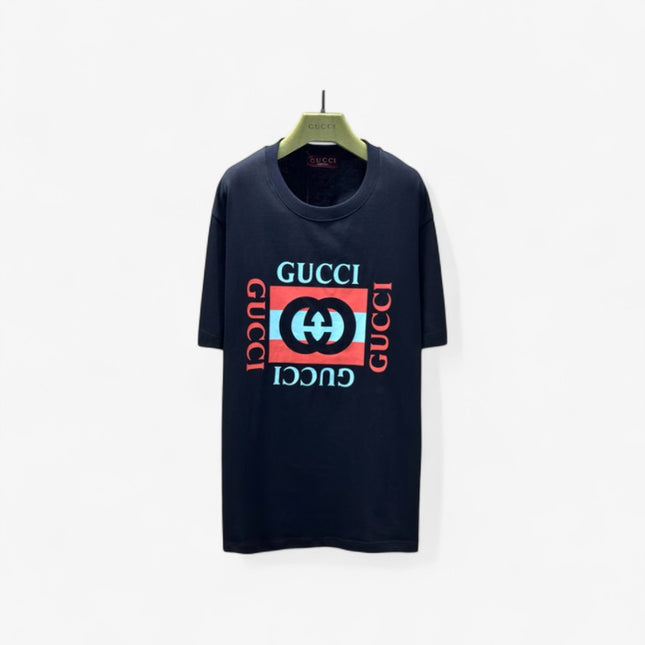 Gucci 2025ss Midnight Blue – T-shirt
