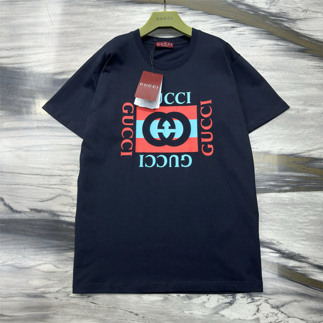 Gucci 2025ss Midnight Blue – T-shirt