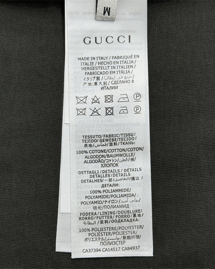 Gucci 2025ss Rainbow Logo Gray T-shirt – Top Version