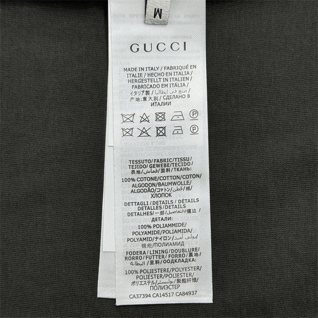 Gucci 2025ss Rainbow Logo Gray T-shirt – Top Version
