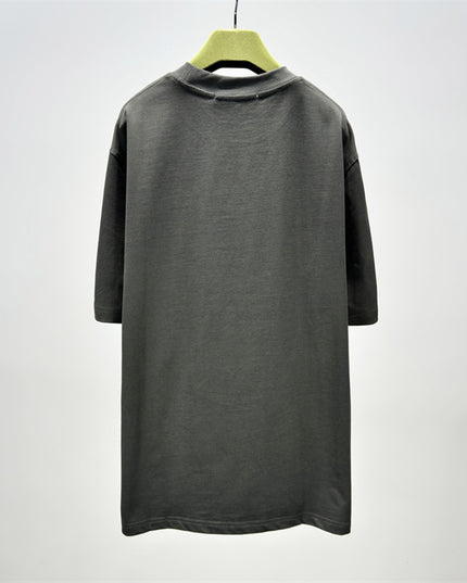 Gucci 2025ss Rainbow Logo Gray T-shirt – Top Version