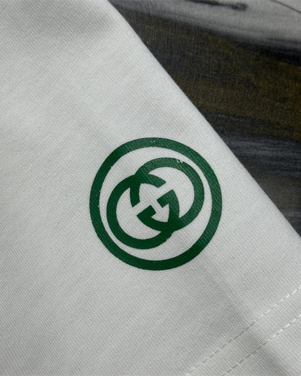Gucci 2025ss Rainbow Logo White T-shirt – Top Version