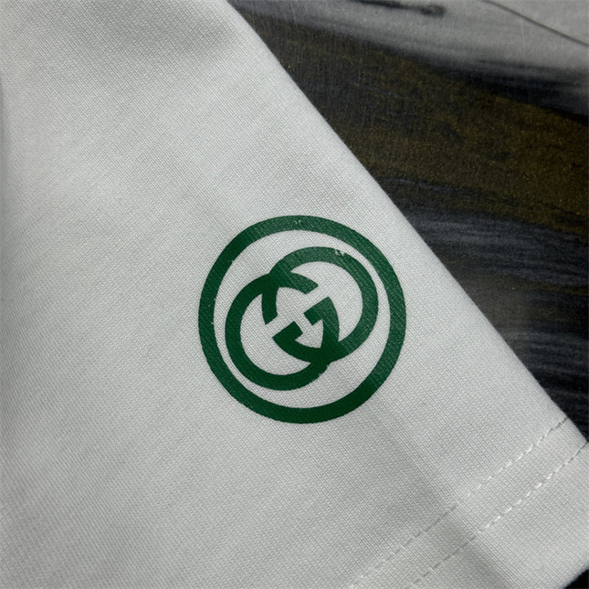 Gucci 2025ss Rainbow Logo White T-shirt – Top Version