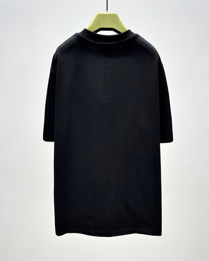 Gucci 2025ss Rainbow Micro Logo Black T-shirt – Top Version