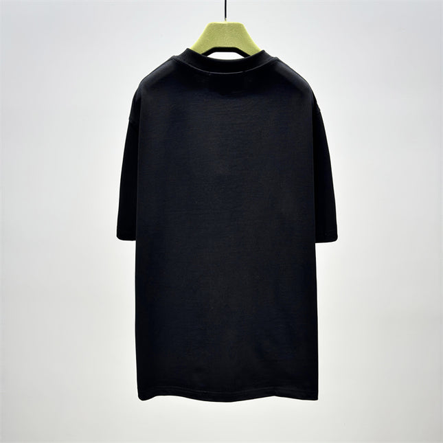 Gucci 2025ss Rainbow Micro Logo Black T-shirt – Top Version
