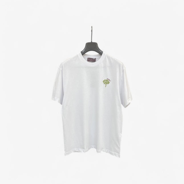 Gucci 2025ss Rose Crest Embroidered Classic T-shirt – Top Version