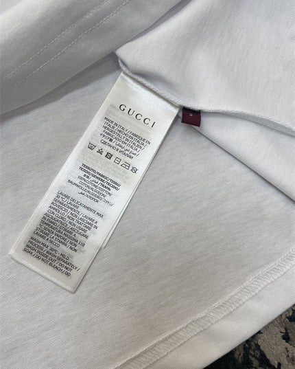 Gucci 2025ss Rose Crest Embroidered Classic T-shirt – Top Version