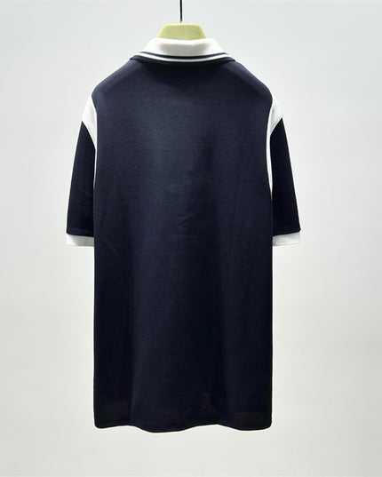 Gucci 2025ss Subtle Blue-violet Polo Shirt
