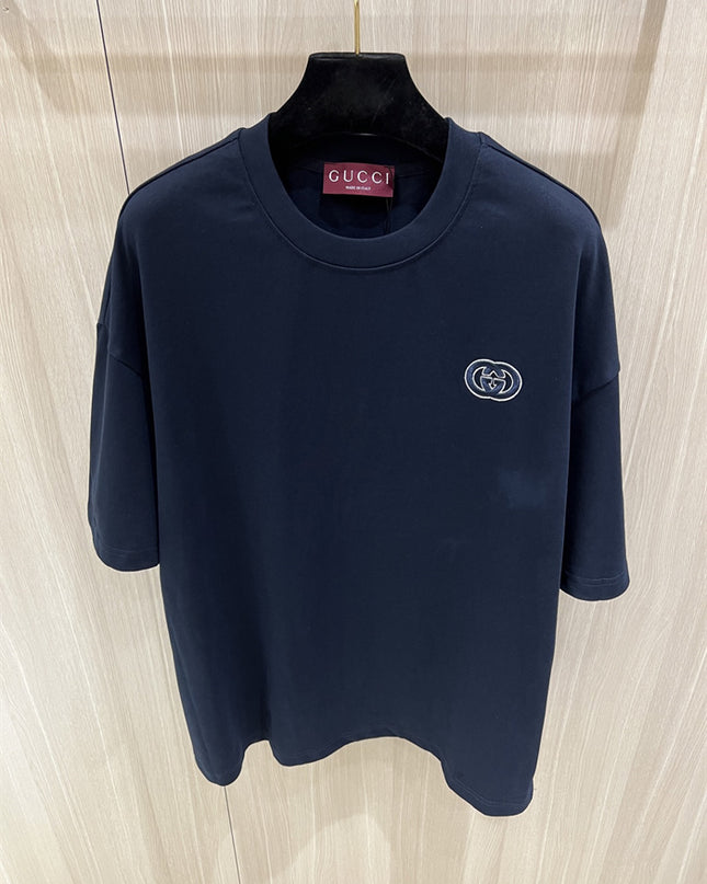Gucci 2025ss T-shirt – Deep Navy Blue