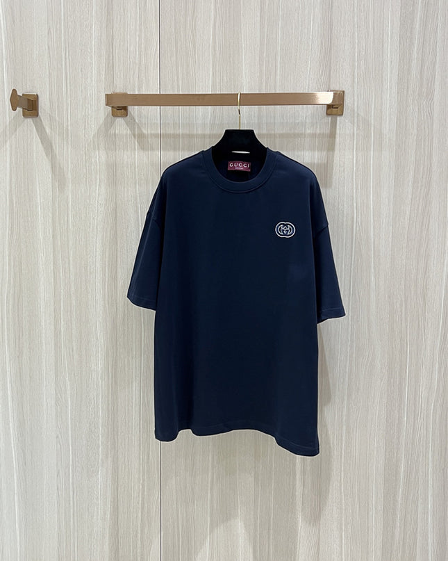 Gucci 2025ss T-shirt – Deep Navy Blue