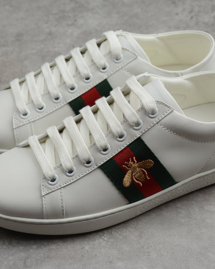 Gucci Ace Sneaker with Embroidered Bee Men's and Women's Shoes