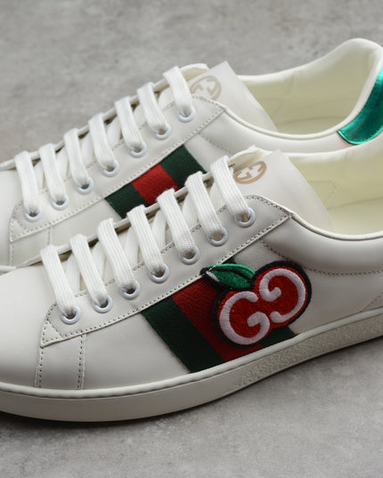 Gucci Ace Sneaker with GG Cherry Embroidery