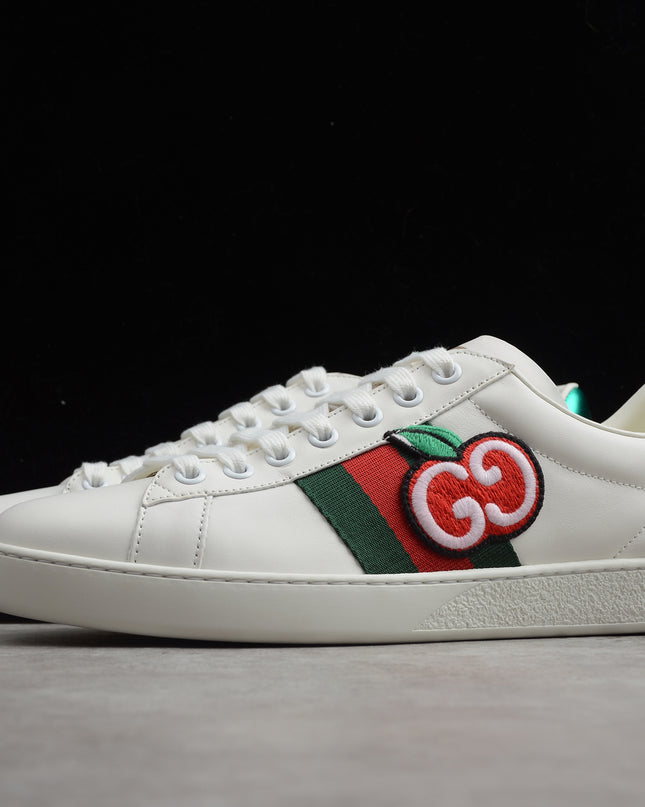 Gucci Ace Sneaker with GG Cherry Embroidery