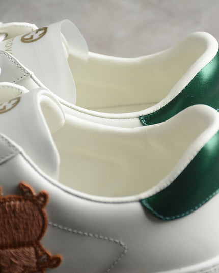 Gucci Ace Sneaker with Green Web and Ox Patch