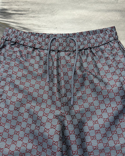 Gucci All-Over GG Monogram Silk Pants