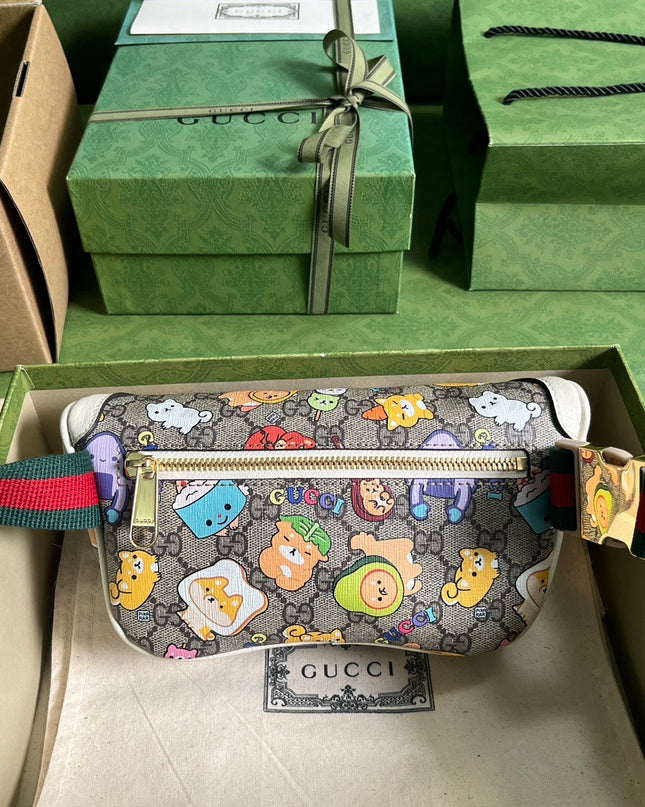 Gucci x Doraemon GG Supreme Belt Bag – Limited Edition
