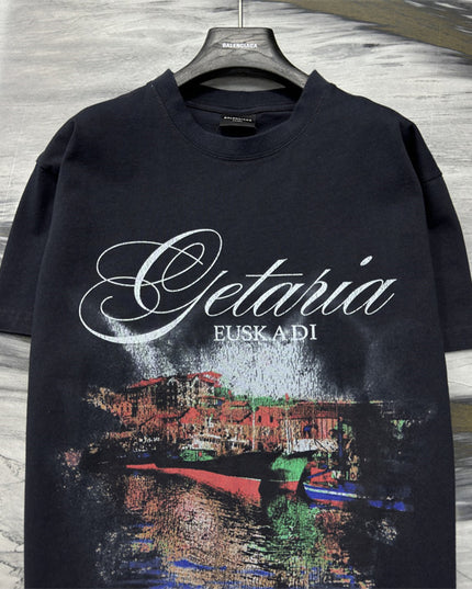 Gucci Balenciaga Getaria Postcard Print T‑Shirt