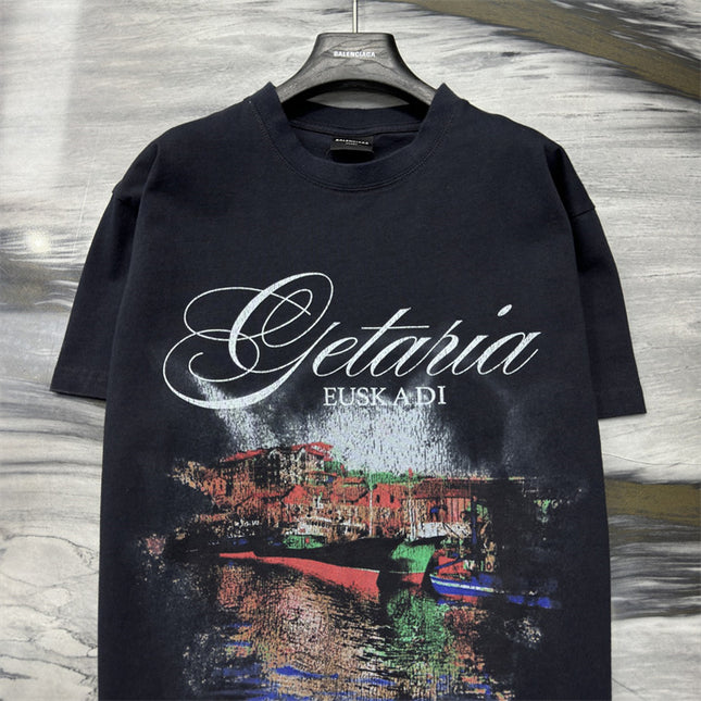 Gucci Balenciaga Getaria Postcard Print T‑Shirt