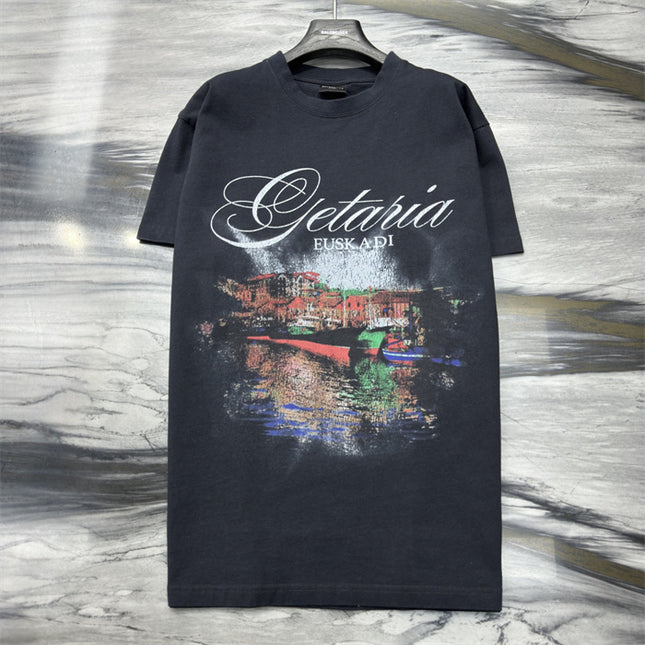 Gucci Balenciaga Getaria Postcard Print T‑Shirt