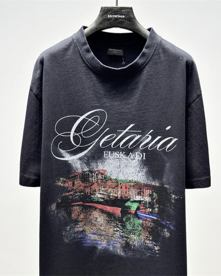 Gucci Balenciaga Getaria Postcard Print T‑Shirt
